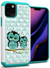 Load image into Gallery viewer, iPhone 11 Pro Max Case - Rhinestone Bling Hybrid Phone Cover - Aurora Series
