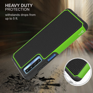 TCL 20s Case - Heavy Duty Protective Hybrid Phone Cover - HexaGuard Series