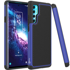 TCL 20 Pro 5G Case - Heavy Duty Protective Hybrid Phone Cover - HexaGuard Series