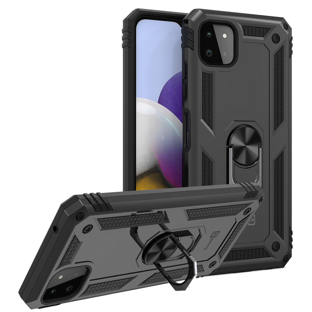 Boost Mobile Celero 5G Case with Metal Ring - Resistor Series