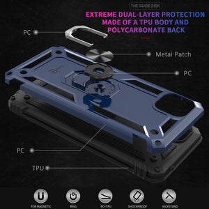 Samsung Galaxy A22 5G Case with Metal Ring - Resistor Series