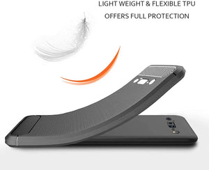 Google Pixel 6 Pro Slim Soft Flexible Carbon Fiber Brush Metal Style TPU Case