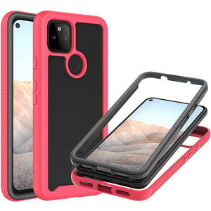 Google Pixel 5a Case - Heavy Duty Shockproof Clear Phone Cover - EOS Series