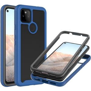 Google Pixel 5a Case - Heavy Duty Shockproof Clear Phone Cover - EOS Series