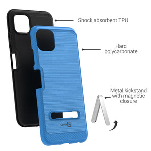 Boost Mobile Celero 5G Case - Metal Kickstand Hybrid Phone Cover - SleekStand Series