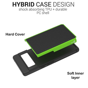 Google Pixel 6 Pro Case - Heavy Duty Protective Hybrid Phone Cover - HexaGuard Series
