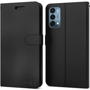 OnePlus Nord N200 5G Wallet Case - RFID Blocking Leather Folio Phone Pouch - CarryALL Series