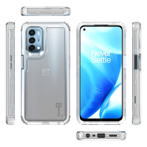 OnePlus Nord N200 5G Clear Case - Full Body Tough Military Grade Shockproof Phone Cover
