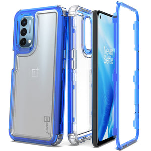 OnePlus Nord N200 5G Clear Case - Full Body Tough Military Grade Shockproof Phone Cover