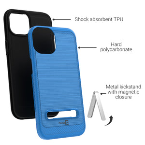 Apple iPhone 13 Pro Max Case - Metal Kickstand Hybrid Phone Cover - SleekStand Series