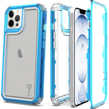 Load image into Gallery viewer, Apple iPhone 13 Pro Max Clear Case - Full Body Tough Military Grade Shockproof Phone Cover
