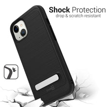 Load image into Gallery viewer, Apple iPhone 13 Case - Metal Kickstand Hybrid Phone Cover - SleekStand Series
