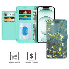 Load image into Gallery viewer, Apple iPhone 13 Wallet Case - RFID Blocking Leather Folio Phone Pouch - CarryALL Series
