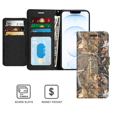 Load image into Gallery viewer, Apple iPhone 13 Pro Wallet Case - RFID Blocking Leather Folio Phone Pouch - CarryALL Series
