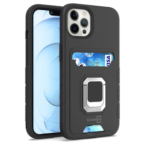 Apple iPhone 13 Pro Max Case with Metal Ring - Card Series