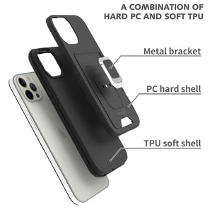 Apple iPhone 13 Pro Case with Metal Ring - Card Series