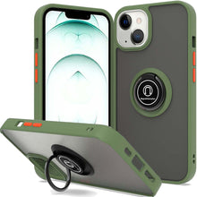 Load image into Gallery viewer, Apple iPhone 13 Mini Case - Clear Tinted Metal Ring Phone Cover - Dynamic Series
