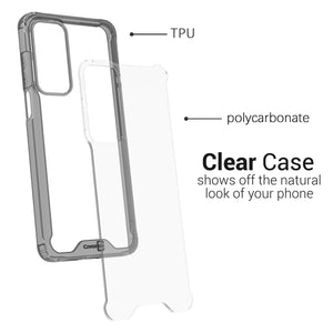Motorola Edge 2021 Clear Case Hard Slim Protective Phone Cover - Pure View Series