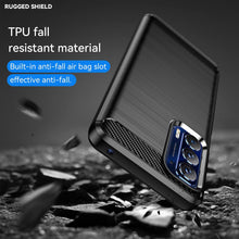 Load image into Gallery viewer, Motorola Edge 2021 Slim Soft Flexible Carbon Fiber Brush Metal Style TPU Case
