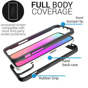 Apple iPhone 13 Pro Max Case - Heavy Duty Shockproof Clear Phone Cover - EOS Series