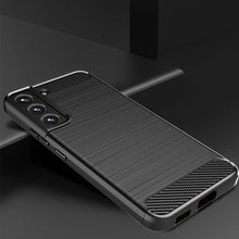 Load image into Gallery viewer, Samsung Galaxy S22 Slim Soft Flexible Carbon Fiber Brush Metal Style TPU Case
