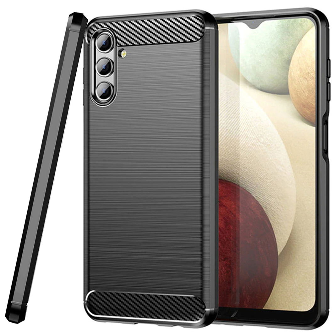 Samsung Galaxy A04S / Galaxy A13 5G Case Slim TPU Phone Cover w/ Carbon Fiber