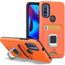 Load image into Gallery viewer, Motorola Moto G Power 2022 Case with Metal Ring - Card Series
