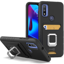 Load image into Gallery viewer, Motorola Moto G Pure Case with Metal Ring - Card Series
