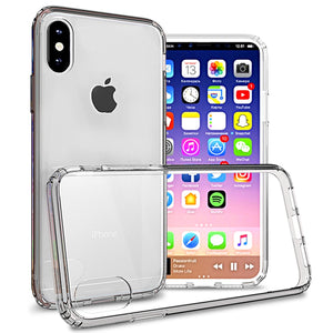 iPhone XS / iPhone X Clear Case - Slim Hard Phone Cover - ClearGuard Series