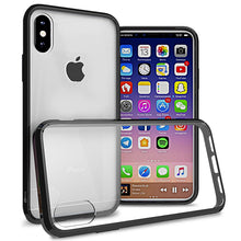 Load image into Gallery viewer, iPhone XS / iPhone X Clear Case - Slim Hard Phone Cover - ClearGuard Series
