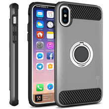 Load image into Gallery viewer, iPhone XS / iPhone X Case with Ring - Magnetic Mount Compatible - RingCase Series
