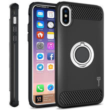 Load image into Gallery viewer, iPhone XS / iPhone X Case with Ring - Magnetic Mount Compatible - RingCase Series
