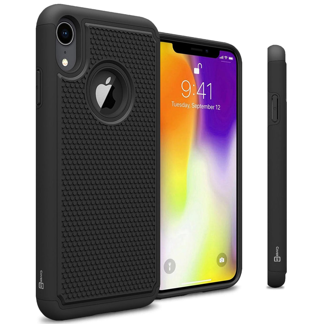 iPhone XR Case - Heavy Duty Protective Hybrid Phone Cover - HexaGuard Series