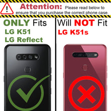Load image into Gallery viewer, LG K51 / Reflect Clear Liquid Glitter Case -  Full Body Tough Military Grade Shockproof Phone Cover
