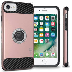 Apple iPhone SE 2022, iPhone SE 2020, iPhone 8, iPhone 7 Case with Ring - Magnetic Mount Compatible - RingCase Series