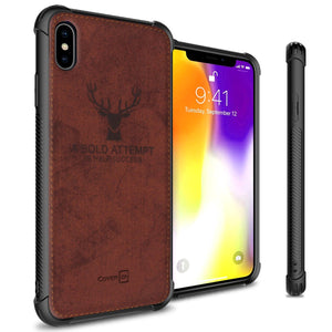 iPhone XS / iPhone X Phone Case Slim Fabric Phone Cover - Woven Series