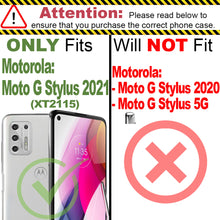 Load image into Gallery viewer, Motorola Moto G Stylus 2021 Case - Metal Kickstand Hybrid Phone Cover - SleekStand Series
