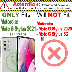 Motorola Moto G Stylus 2021 Case with Metal Ring - Resistor Series