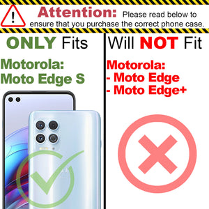 Motorola Moto G100 / Edge S Slim Soft Flexible Carbon Fiber Brush Metal Style TPU Case