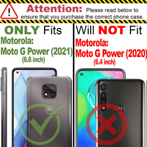 Motorola Moto G Power 2021 Case with Metal Ring - Resistor Series