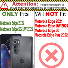 Load image into Gallery viewer, Motorola Edge 2022 / Motorola Edge 5G UW 2022 Case Military Grade Heavy Duty Phone Cover
