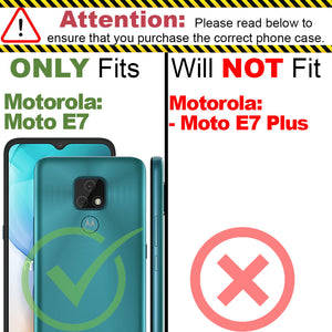 Motorola Moto E7 Slim Soft Flexible Carbon Fiber Brush Metal Style TPU Case