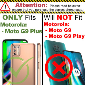 Motorola Moto G9 Plus Case - Heavy Duty Shockproof Clear Phone Cover - EOS Series