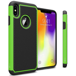 iPhone XS Max Case - Heavy Duty Protective Hybrid Phone Cover - HexaGuard Series