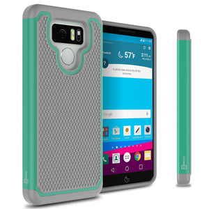 LG G6 / G6 Plus Case - Heavy Duty Protective Hybrid Phone Cover - HexaGuard Series