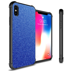 iPhone XS / iPhone X Glitter Case Protective Phone Cover - Glimmer Series
