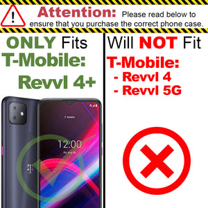 TCL T-Mobile Revvl 4 Plus Tempered Glass Screen Protector - InvisiGuard Series (1-3 Piece)