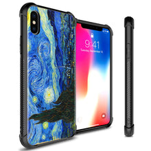 Load image into Gallery viewer, iPhone XS / iPhone X Tempered Glass Phone Cover Case - Gallery Series
