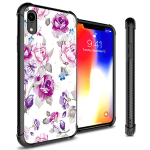 iPhone XR Tempered Glass Phone Cover Case - Gallery Series
