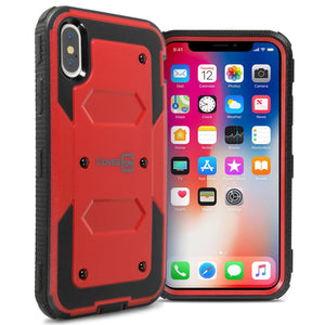 iPhone XS Max Case - Heavy Duty Shockproof Phone Cover - Tank Series